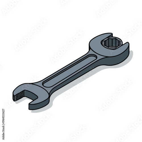 Adjustable Wrench Tool for Loosening and Tightening Bolts