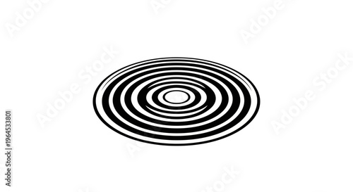 Abstract concentric circles pattern