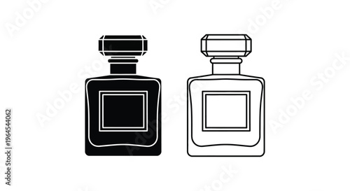 Perfume bottle illustration Vector