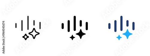 AI sound icon. Audio wave and technology symbol. Voice, digital and artificial intelligence concept. Interface, speaker and signal design representing AI, sound processing and smart audio.