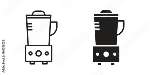 Blender icons for web and mobile UI design. Glyph vector with editable stroke