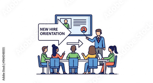 New Hire Orientation - A Group of People Attending a Presentation.