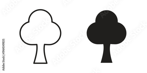 Club icons for web and mobile UI design. Glyph vector with editable stroke