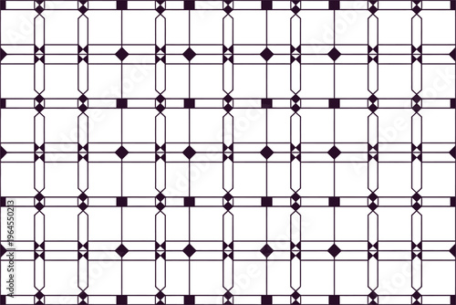 Elegant geometric purple line pattern seamless tiling for background wallpaper interior decoration sophisticated texture