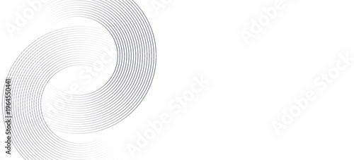 Black mascara circular texture, brush stroke isolated on white background. vector eps10