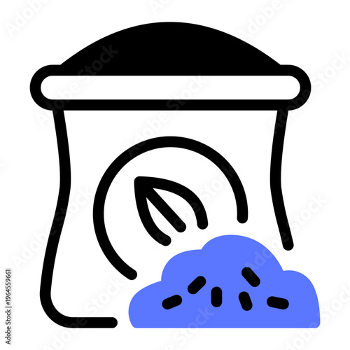 This Fertilizer icon is suitable for Farm and Ranch, etc.