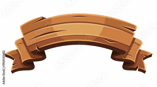 A beautifully designed wooden banner, perfect for highlighting titles, captions, or messages. Its rustic charm adds a warm aesthetic to any graphic design project or presentation.