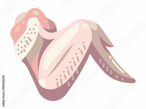 An abstract representation of a human form is depicted in smooth, flowing shapes, emphasizing the beauty and complexity of the human body in a contemporary artistic style.