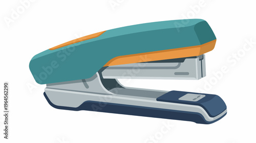 A modern stapler with a sleek design, representing practicality and style for everyday office supplies, making it an essential tool for organization and efficiency in workspaces.