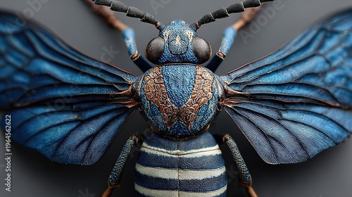 spider on a wooden background