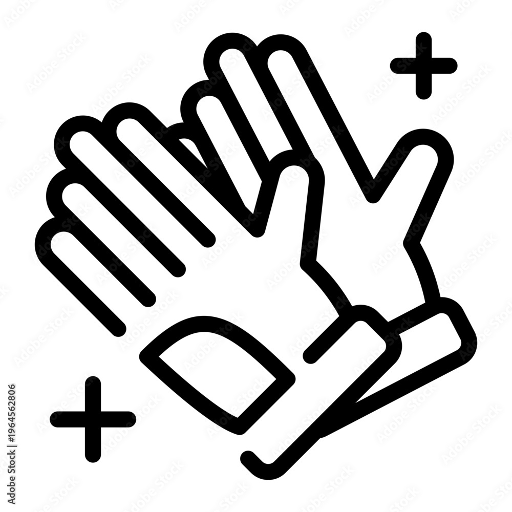 Obraz premium This Gloves icon is suitable for use in Extreme Sport.