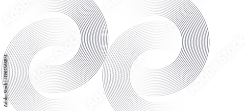 Black mascara circular texture, brush stroke isolated on white background. vector eps10