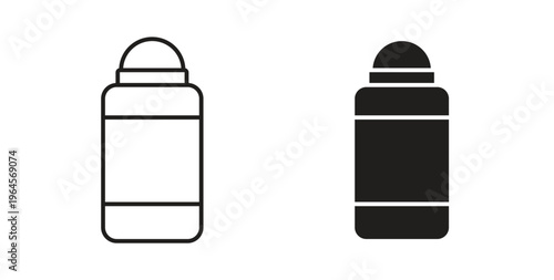deodorant icons symbol. Simple, flat design for web or mobile app