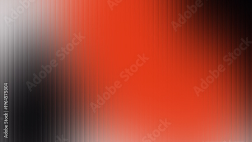 Modern Abstract Red and Black Ribbed Glass Background Texture