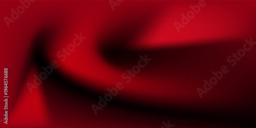 Abstract red and black wave pattern showcasing smooth gradients and dynamic shapes in a bold artistic composition. Vibrant display of swirling red and black hues creates a striking abstract background