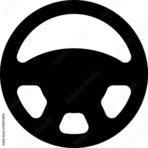 Car / automobile steering wheel or driving wheel flat icon Truck steering wheel CAR PARTS Racing wheel silhouette steering vehicle Vintage car steering wheel 