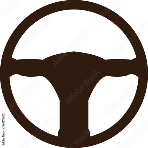 Car / automobile steering wheel or driving wheel flat icon Truck steering wheel CAR PARTS Racing wheel silhouette steering vehicle Vintage car steering wheel 