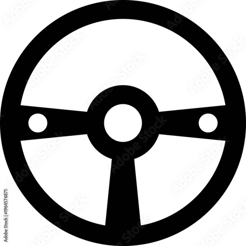 Car / automobile steering wheel or driving wheel flat icon Truck steering wheel CAR PARTS Racing wheel silhouette steering vehicle Vintage car steering wheel 