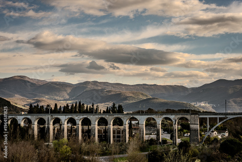 Photography Isernia, Molise. Santo Spirito railway bridge 0326N