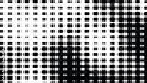 Abstract grey and black halftone texture with organic shapes and dappled light effect, subtle modern background.