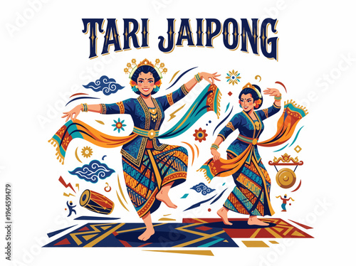 Jaipong Dance Performance, Indonesian Traditional Culture