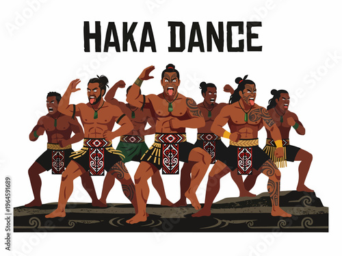 Maori Haka Dance Warriors