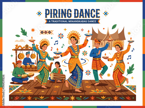 Piring Dance Indonesia: Traditional Minangkabau Culture