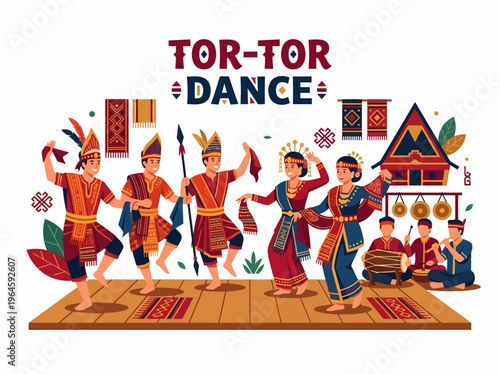 Tor-Tor Dance Traditional Indonesian Performers