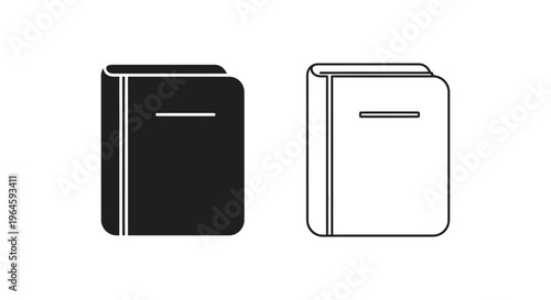 Black and white refrigerator designs Vector