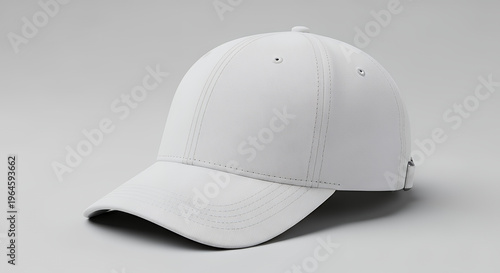 Stylish white baseball cap for men and women perfect for any outdoor activity or casual wear and mock up design hat mockup mockup cap hat template fashion clothing baseball front sport isolated blank