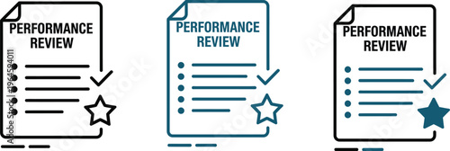 Three identical resumes with different ratings and checkmarks