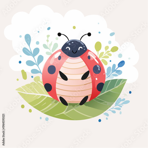 Der kleine Marienkäfer macht Pause