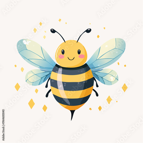 Die fleißige kleine Biene