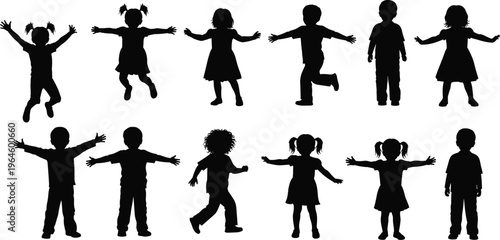 People reading books silhouettes collection featuring men and women standing, sitting, lying down, and holding open books for education vector design,