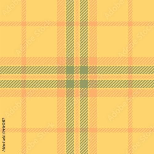 Nostalgia texture background tartan, stationary check plaid pattern. Dining seamless textile vector fabric in amber and orange colors.