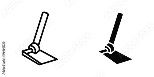 Comparison of a traditional and modern pen resting on their respective stands