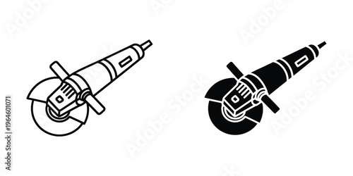 Comparison of corded and cordless angle grinders in use