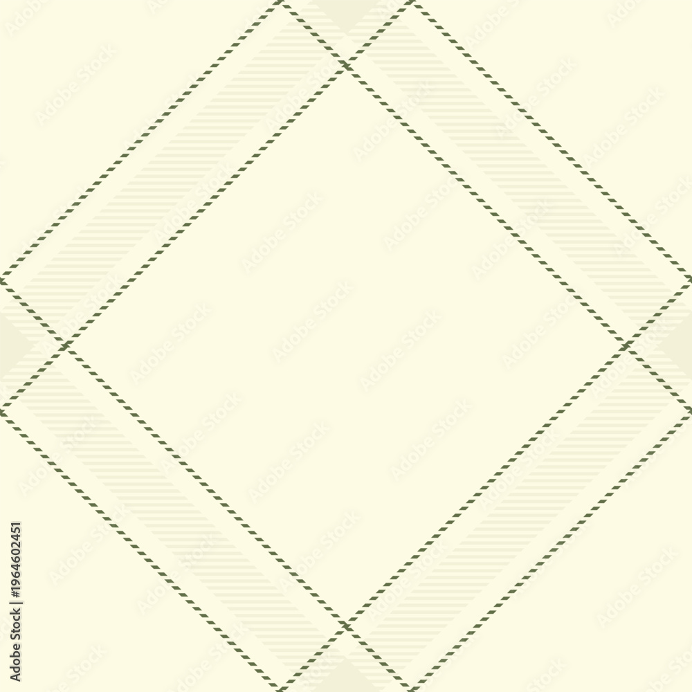 Obraz premium Size check tartan seamless, finish pattern plaid fabric. Panel vector textile texture background in light yellow and light colors.