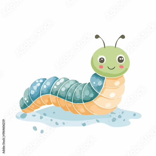 Die neugierige kleine Raupe