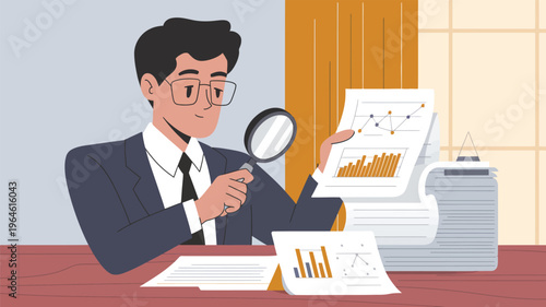 businessman in office