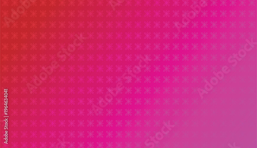 Pink and red gradient background with repeating floral pattern