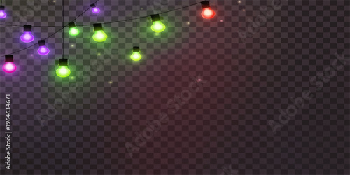 Foto Abstract colorful glowing lights background