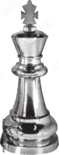 Elegant silver king chess piece symbolizes strategy and leadership in games.