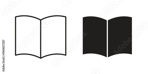 Book icons linear icon. Line with Editable stroke. monochrome icon