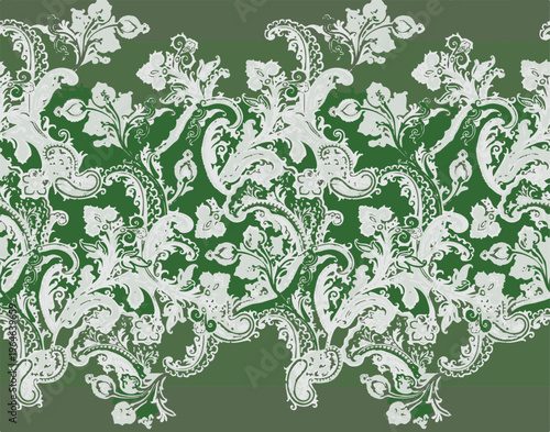 Patches work Bandana paisley, Traditional patch work,  folk fashion, Cultural, collage seamless eps vector file
