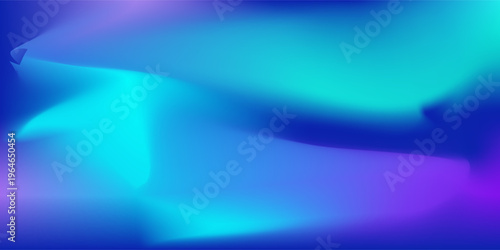 Aurora lights mesh gradient background with a soft, fluid blend of turquoise, blue, and purple colors