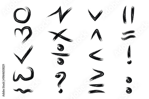 Ancient symbolic inscription with various characters