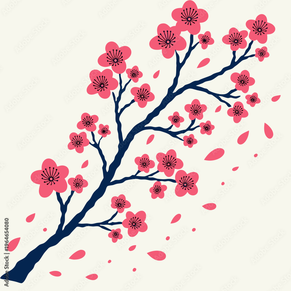 Fototapeta premium cherry blossom branch