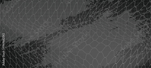 Net pattern. Rope net vector silhouette. Soccer, football, volleyball, tennis and tennis net pattern. Fisherman hunting net rope texture or pattern.