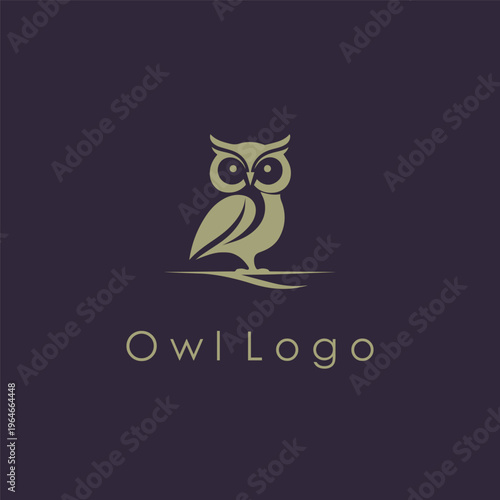 Wise Vector Owl Logo Design for Wildlife, Nature, and Education Branding, Modern Bird Icon, Creative Emblem for Forest, Nightlife, and Eco-Friendly Business Identity